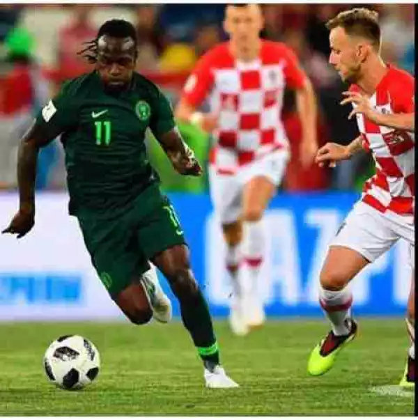See How Disappointed Victor Moses Reacted After Super Eagles Lost 2 - 0 To Croatia